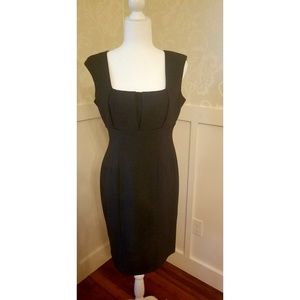 Calvin Klein charcoal sheath dress